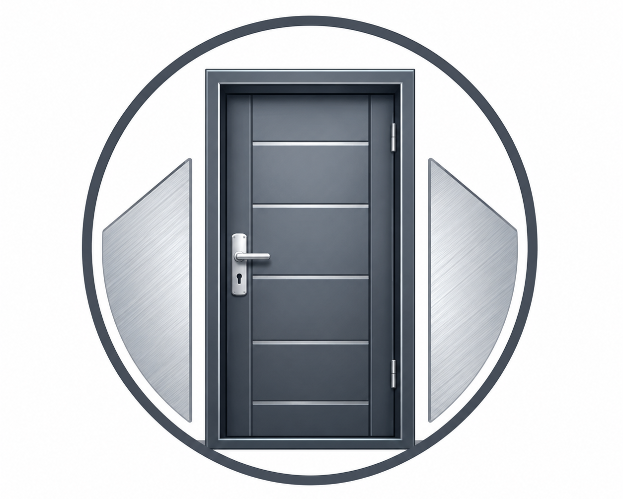 I Leaf Steel Door